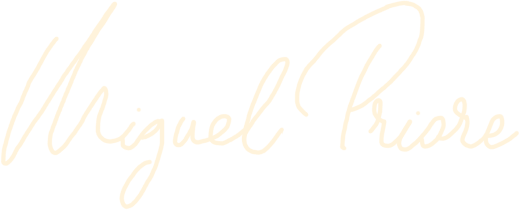 Firma de Miguel Priore