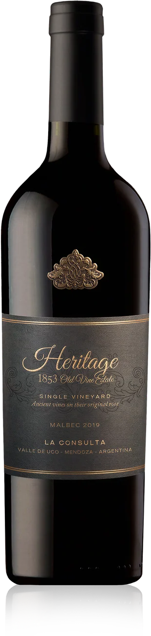 Botella de Pelleriti Priore Heritage Malbec, Valle de Uco